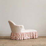 Mid 19th Century Chaise Longue in Titley & Marr Printed Cotton