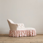 Mid 19th Century Chaise Longue in Titley & Marr Printed Cotton