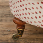 Mid 19th Century Chaise Longue in Titley & Marr Printed Cotton