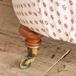 Mid 19th Century Chaise Longue in Titley & Marr Printed Cotton