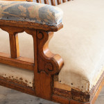 19th Century Gothic Oak sofa