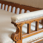 19th Century Gothic Oak sofa