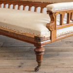 19th Century Gothic Oak sofa