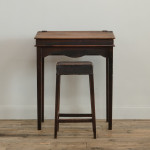 Pine Clerks desk and stool