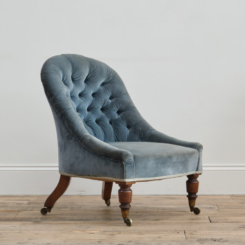 19th Century Slipper Chair in The Manner of Gillows