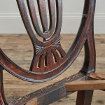 Pair of George III Heppelwhite Mahogany Carver Chairs