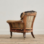 Mid 19th century armchair on Simulated Rosewood legs