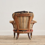 Mid 19th century armchair on Simulated Rosewood legs