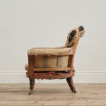 Mid 19th century armchair on Simulated Rosewood legs