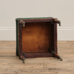 William IV Footstool in simulated Rosewood and Needlework top