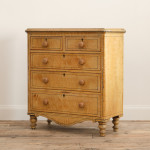 19th century Pine Chest of Drawers in Original Paint
