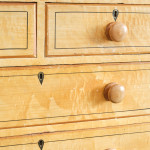 19th century Pine Chest of Drawers in Original Paint