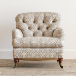 19th Century Howard and Sons Bridgewater Armchair