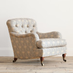 19th Century Howard and Sons Bridgewater Armchair