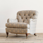 19th Century Howard and Sons Bridgewater Armchair