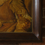 'The Merry Drinker' oil on canvas