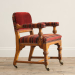 19th Century Gothic Revival Oak Armchair Attr Alfred Waterhouse
