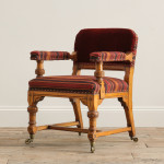 19th Century Gothic Revival Oak Armchair Attr Alfred Waterhouse