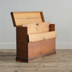 19th century pine plan box
