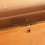19th century pine plan box