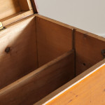 19th century pine plan box