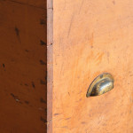19th century pine plan box