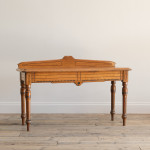 19th century gothic revival oak side table