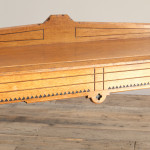 19th century gothic revival oak side table