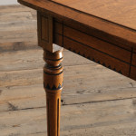 19th century gothic revival oak side table