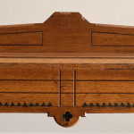 19th century gothic revival oak side table