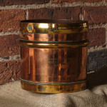 A Rare set of 9 Copper and Brass Seer Measures