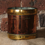 A Rare set of 9 Copper and Brass Seer Measures