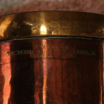 A Rare set of 9 Copper and Brass Seer Measures