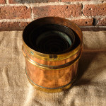 A Rare set of 9 Copper and Brass Seer Measures