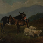 19th Century Oil on canvas.