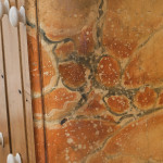 19th Century Pine Washstand Chest of Drawers in Original Paint