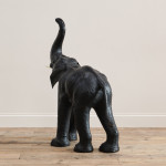 Large mid 20th century leather elephant