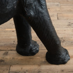 Large mid 20th century leather elephant