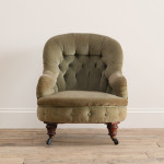 Late 19th century Iron backed armchair