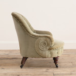 Late 19th century Iron backed armchair