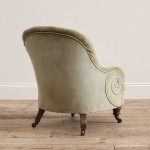 Late 19th century Iron backed armchair