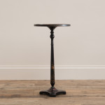 Early 20th century Black Lacquered Chinoiserie side table