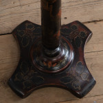 Early 20th century Black Lacquered Chinoiserie side table