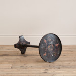 Early 20th century Black Lacquered Chinoiserie side table