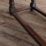 Mid 19th century oak refectory table