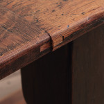 Mid 19th century oak refectory table