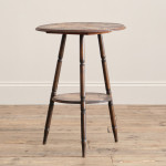 20th century Poker work 2 tier side table