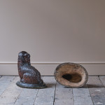 Pair of English 19th century Salt Glazed Spaniels