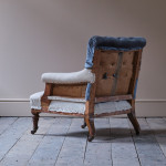 A Small late 19th century Howard style armchair