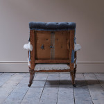 A Small late 19th century Howard style armchair